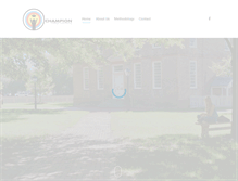 Tablet Screenshot of championcollegecounseling.com